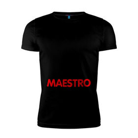 Мужская футболка премиум с принтом Dwarf Fighter - Maestro в Тюмени, 92% хлопок, 8% лайкра | приталенный силуэт, круглый вырез ворота, длина до линии бедра, короткий рукав | line age | lineage | линейка | маэстро