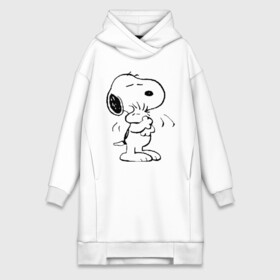 Платье-худи хлопок с принтом Snoopy в Тюмени,  |  | Тематика изображения на принте: snoopy | сгупи