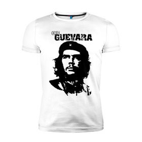 Мужская футболка премиум с принтом Че гевара в Тюмени, 92% хлопок, 8% лайкра | приталенный силуэт, круглый вырез ворота, длина до линии бедра, короткий рукав | че гевара