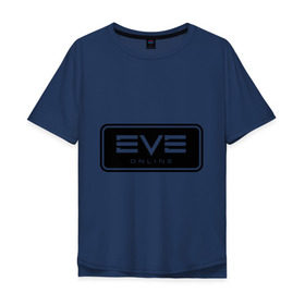 Мужская футболка хлопок Oversize с принтом EVE online в Тюмени, 100% хлопок | свободный крой, круглый ворот, “спинка” длиннее передней части | ив | игра | компьютерная