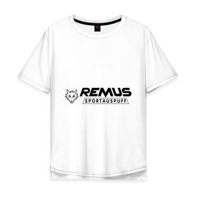 Мужская футболка хлопок Oversize с принтом Remus (1) в Тюмени, 100% хлопок | свободный крой, круглый ворот, “спинка” длиннее передней части | 