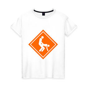 Женская футболка хлопок с принтом Поза - лань в Тюмени, 100% хлопок | прямой крой, круглый вырез горловины, длина до линии бедер, слегка спущенное плечо | дорожный | знак | любовь