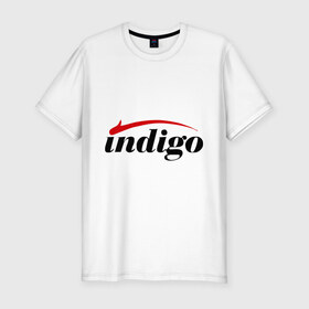 Мужская футболка премиум с принтом Indigo в Тюмени, 92% хлопок, 8% лайкра | приталенный силуэт, круглый вырез ворота, длина до линии бедра, короткий рукав | 