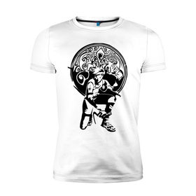 Мужская футболка премиум с принтом Какаси Копи-Ниндзя в Тюмени, 92% хлопок, 8% лайкра | приталенный силуэт, круглый вырез ворота, длина до линии бедра, короткий рукав | anime | анимэ | анме