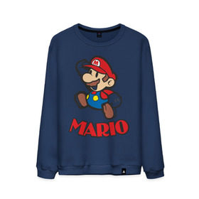 Мужской свитшот хлопок с принтом Super Mario (3) в Тюмени, 100% хлопок |  | nintendo | марио | нинтендо