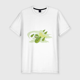 Мужская футболка премиум с принтом Happy tree friend (9) в Тюмени, 92% хлопок, 8% лайкра | приталенный силуэт, круглый вырез ворота, длина до линии бедра, короткий рукав | 