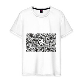 Мужская футболка хлопок с принтом SPORE (2) в Тюмени, 100% хлопок | прямой крой, круглый вырез горловины, длина до линии бедер, слегка спущенное плечо. | игры | лаборатория существ | спор