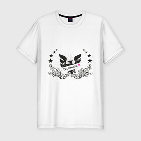 Мужская футболка премиум с принтом Tecktonik (4) в Тюмени, 92% хлопок, 8% лайкра | приталенный силуэт, круглый вырез ворота, длина до линии бедра, короткий рукав | club | dance | music | tecktonik | клуб | клубная | тектоник