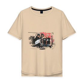 Мужская футболка хлопок Oversize с принтом Tokio Hotel (3) в Тюмени, 100% хлопок | свободный крой, круглый ворот, “спинка” длиннее передней части | Тематика изображения на принте: tokio hotel