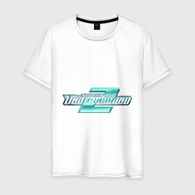 Мужская футболка хлопок с принтом Need for speed: Underground 2 в Тюмени, 100% хлопок | прямой крой, круглый вырез горловины, длина до линии бедер, слегка спущенное плечо. | Тематика изображения на принте: need for speed | nfs | underground 2 | гонки | нфс
