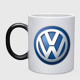 Кружка хамелеон с принтом Volkswagen в Тюмени, керамика | меняет цвет при нагревании, емкость 330 мл | auto | volkswagen | авто | автобренды | автомобиль | машинки | машины | тачки | фольцваген