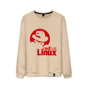 Мужской свитшот хлопок с принтом Linux - Redhart в Тюмени, 100% хлопок |  | linux | redhart | админу | дистрибутив | красная шляпа | линукс