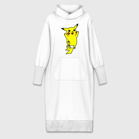 Платье удлиненное хлопок с принтом Покемоны5 в Тюмени,  |  | pokemon | пикачу | покемон | покемоны | покимон