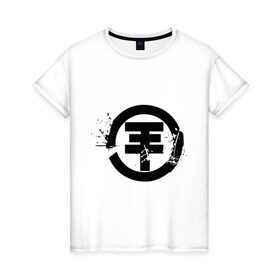 Женская футболка хлопок с принтом Tokio Hotel (2) в Тюмени, 100% хлопок | прямой крой, круглый вырез горловины, длина до линии бедер, слегка спущенное плечо | emo | rock | метал | металл | эмо