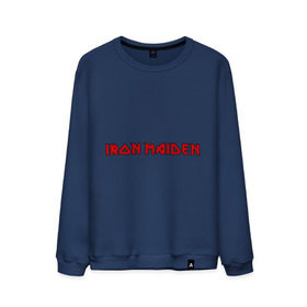 Мужской свитшот хлопок с принтом Iron Maiden в Тюмени, 100% хлопок |  | iron maiden | айрон майден | панк | рок | символика iron maiden
