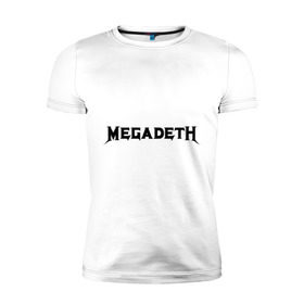 Мужская футболка премиум с принтом Megadeth в Тюмени, 92% хлопок, 8% лайкра | приталенный силуэт, круглый вырез ворота, длина до линии бедра, короткий рукав | heavy metal | metal | rock | trash metal | альтернатива | квартет | лица | метал | рок | рок группа | рок группы | трэш метал | хеви метал