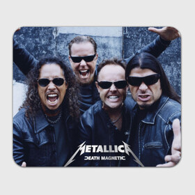 Коврик прямоугольный с принтом Metallica (3) в Тюмени, натуральный каучук | размер 230 х 185 мм; запечатка лицевой стороны | 