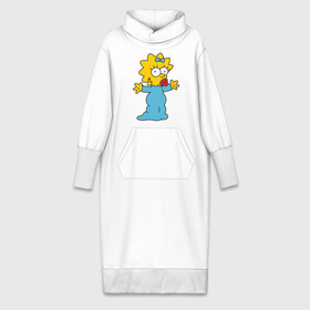 Платье удлиненное хлопок с принтом Maggie Simpson в Тюмени,  |  | гомер