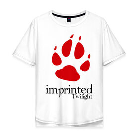 Мужская футболка хлопок Oversize с принтом Imprinted в Тюмени, 100% хлопок | свободный крой, круглый ворот, “спинка” длиннее передней части | 