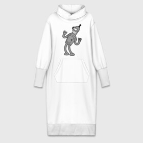 Платье удлиненное хлопок с принтом Futurama (4) в Тюмени,  |  | bender | futurama | бендер | футурама