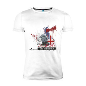 Мужская футболка премиум с принтом Анархия(2) в Тюмени, 92% хлопок, 8% лайкра | приталенный силуэт, круглый вырез ворота, длина до линии бедра, короткий рукав | анархия | политические