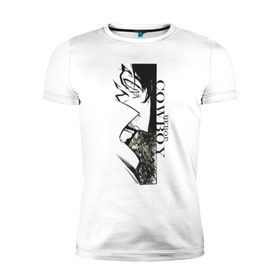 Мужская футболка премиум с принтом Cowboy Bebop в Тюмени, 92% хлопок, 8% лайкра | приталенный силуэт, круглый вырез ворота, длина до линии бедра, короткий рукав | anime | cowboy bebop | аниме | анимэ