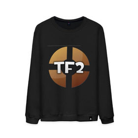 Мужской свитшот хлопок с принтом Team Fortress 2 (2) в Тюмени, 100% хлопок |  | shooter | team fortress 2 | tf2 логотип | стрелялка | шутер