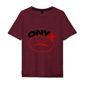 Мужская футболка хлопок Oversize с принтом Onyx в Тюмени, 100% хлопок | свободный крой, круглый ворот, “спинка” длиннее передней части | gangsta | hip hop | hop | оникс | хоп