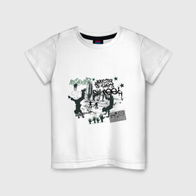 Детская футболка хлопок с принтом Street Dancing (3) в Тюмени, 100% хлопок | круглый вырез горловины, полуприлегающий силуэт, длина до линии бедер | break | dance | брейк | граффити | данс | движения | танцевать | танцы | улица | улицы | уличные