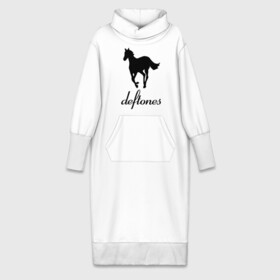 Платье удлиненное хлопок с принтом Deftones (3) в Тюмени,  |  | дефтонс | лошадь | музыка | рок | эмблема deftones