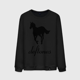 Мужской свитшот хлопок с принтом Deftones (3) в Тюмени, 100% хлопок |  | дефтонс | лошадь | музыка | рок | эмблема deftones