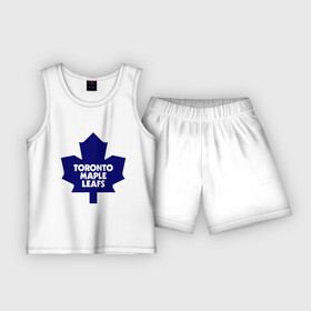 Детская пижама с шортами хлопок с принтом Toronto Maple Leafs в Тюмени,  |  | 