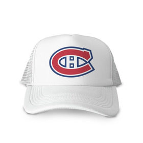 Кепка тракер с сеткой с принтом Montreal Canadiens в Тюмени, трикотажное полотно; задняя часть — сетка | длинный козырек, универсальный размер, пластиковая застежка | montreal canadiens | канадская хоккейная лига | монтреал | нхл | хокей | хоккей