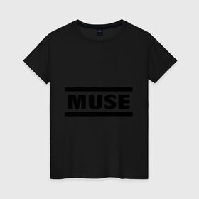 Женская футболка хлопок с принтом Muse в Тюмени, 100% хлопок | прямой крой, круглый вырез горловины, длина до линии бедер, слегка спущенное плечо | heavy metal | metal | muse | rock | trash metal | альтернатива | квартет | лица | метал | рок | рок группа | рок группы | трэш метал | хеви метал