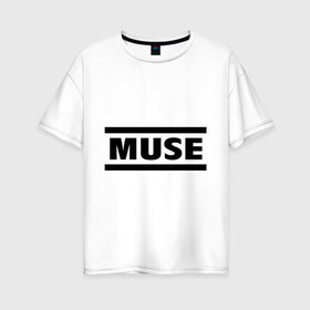 Женская футболка хлопок Oversize с принтом Muse в Тюмени, 100% хлопок | свободный крой, круглый ворот, спущенный рукав, длина до линии бедер
 | heavy metal | metal | muse | rock | trash metal | альтернатива | квартет | лица | метал | рок | рок группа | рок группы | трэш метал | хеви метал