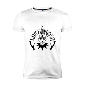 Мужская футболка премиум с принтом Lacrimosa в Тюмени, 92% хлопок, 8% лайкра | приталенный силуэт, круглый вырез ворота, длина до линии бедра, короткий рукав | heavy metal | metal | rock | trash metal | метал | панки | рок | трэш метал | хеви метал