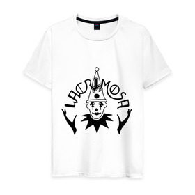 Мужская футболка хлопок с принтом Lacrimosa в Тюмени, 100% хлопок | прямой крой, круглый вырез горловины, длина до линии бедер, слегка спущенное плечо. | heavy metal | metal | rock | trash metal | метал | панки | рок | трэш метал | хеви метал