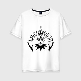 Женская футболка хлопок Oversize с принтом Lacrimosa в Тюмени, 100% хлопок | свободный крой, круглый ворот, спущенный рукав, длина до линии бедер
 | heavy metal | metal | rock | trash metal | метал | панки | рок | трэш метал | хеви метал