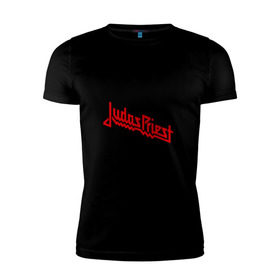 Мужская футболка премиум с принтом Judas Priest в Тюмени, 92% хлопок, 8% лайкра | приталенный силуэт, круглый вырез ворота, длина до линии бедра, короткий рукав | heavy metal | metal | rock | trash metal | метал | панки | рок | трэш метал | хеви метал