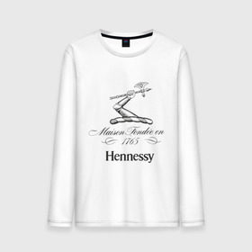 Мужской лонгслив хлопок с принтом Hennessy в Тюмени, 100% хлопок |  | cognac | hennessy | бар | бармен | коньяк | хеннесси