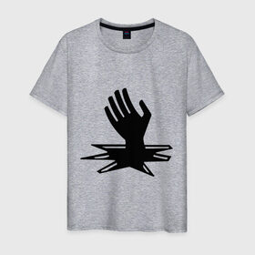 Мужская футболка хлопок с принтом Radiohead в Тюмени, 100% хлопок | прямой крой, круглый вырез горловины, длина до линии бедер, слегка спущенное плечо. | Тематика изображения на принте: 