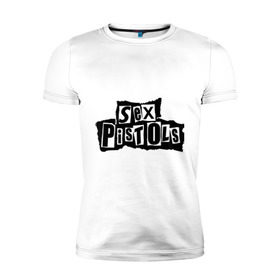 Мужская футболка премиум с принтом Sex Pistols в Тюмени, 92% хлопок, 8% лайкра | приталенный силуэт, круглый вырез ворота, длина до линии бедра, короткий рукав | Тематика изображения на принте: metall | punk | rock | метал | металл | панк | панк рок | рок