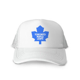 Кепка тракер с сеткой с принтом Toronto Maple Leafs в Тюмени, трикотажное полотно; задняя часть — сетка | длинный козырек, универсальный размер, пластиковая застежка | toronto maple leafs | канада | канадская лига | канадцы | лига | торонто мепл ливс | хокей | хоккей