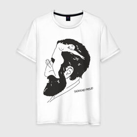 Мужская футболка хлопок с принтом Портрет Зигмунда Фрейда в Тюмени, 100% хлопок | прямой крой, круглый вырез горловины, длина до линии бедер, слегка спущенное плечо. | зигмунд фрейд | знаменитость | знаменитые личности | психология