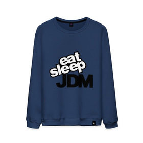 Мужской свитшот хлопок с принтом Eat sleep jdm в Тюмени, 100% хлопок |  | domestic | eat sleep jdm | japanese | japanese domestic market | jdm style | market