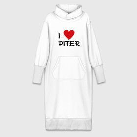 Платье удлиненное хлопок с принтом Я люблю Питер в Тюмени,  |  | piter | город | города | место жительства | петербург | питер | санкт | сенкт петербург | я люблю
