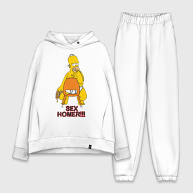 Женский костюм хлопок Oversize с принтом Simpsons (2) в Тюмени,  |  | гомер