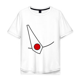 Мужская футболка хлопок Oversize с принтом Карлсон в Тюмени, 100% хлопок | свободный крой, круглый ворот, “спинка” длиннее передней части | карлсон | карлсонподтяжка