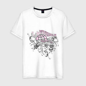 Мужская футболка хлопок с принтом Psychedelic в Тюмени, 100% хлопок | прямой крой, круглый вырез горловины, длина до линии бедер, слегка спущенное плечо. | pcychedelic | городской стиль | психоделика | уличный стиль | урбан