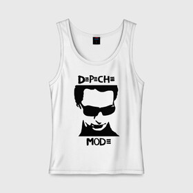 Женская майка хлопок с принтом Depeche Mode (2) в Тюмени, 95% хлопок, 5% эластан |  | depeche mode | депеш мод | карикатура depeche mode | карикатура депеш мод | фото depeche mode